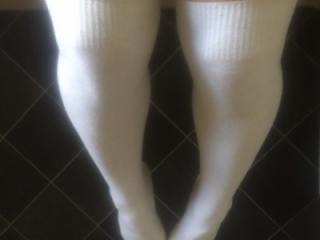 More of my girlie tights and white socks 8 of 12