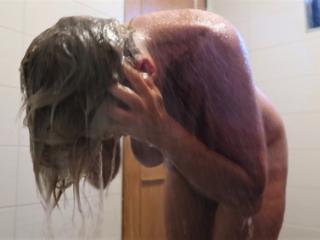 Wifes hair washing