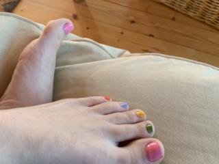Easter toes
