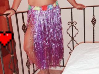 Purple Hawaiian Skirt