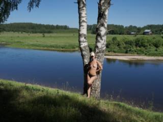 Nude near birch upon Volga 17 of 20