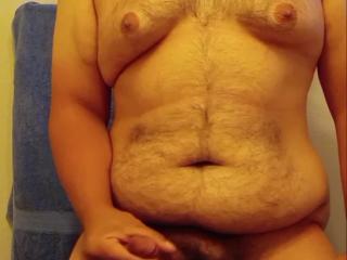 Masturbating in the bathroom