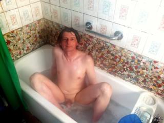 Boy in bath!