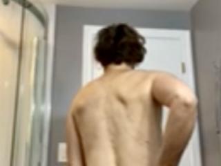 Me undressing for a shower 4 of 6