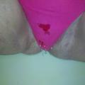 Pissing my pretty pink panties
