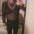 Luv my new see thru blouse and peekab...