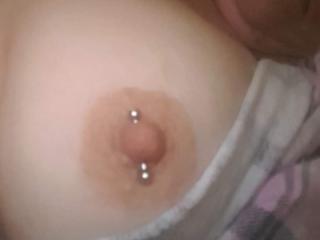 new nipple piercings 2 of 5