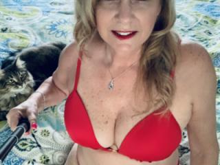 MILF new RED bathing suit 8 of 18
