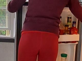 More red shorts Cameltoe 4 of 16