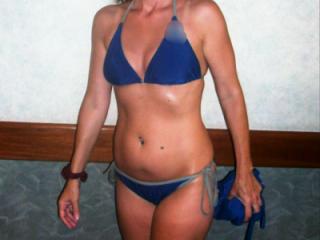 Exhibitionist wife vacation bikini 1 of 7
