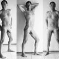 vintage naked posing
