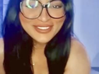 Trying out some make-up for the evening 1 of 7