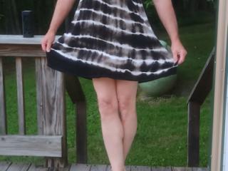Sundress and sandals