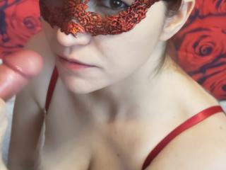 Hot Slut in Her Red Mask 17 of 20