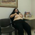 Steph falashing me at the doctors office