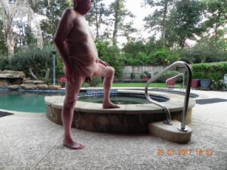 31 May 2017 by the pool (Of course I am nude) 3 of 13