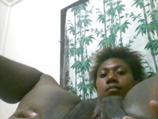 Natural Hairy teen from New Ireland in  PNG 13 of 16