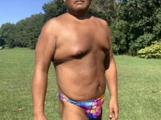 In my bikini in Bayonne Park 8 of 20