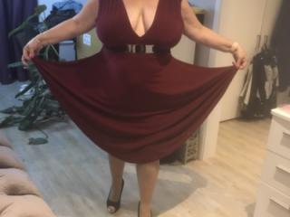 Burgundy Dress 1 of 7