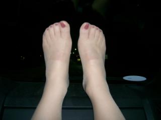 I love her smelly hosed feet 8 of 9