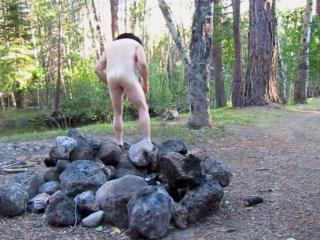 Afternoon naked at the river.