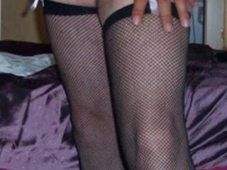 Horny in fishnet stockings and heels (2) 7 of 12