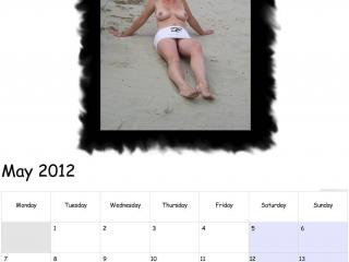 Happy Nude Year .... my 2012 calendar for you 6 of 13