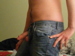 Hairy Cock in Jeans