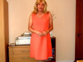 New orange dress