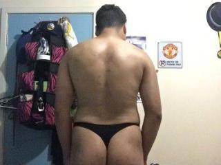 My booty in thong