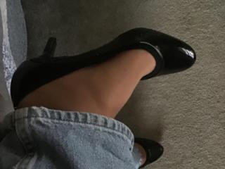 Jeans heels and hose 2 of 7