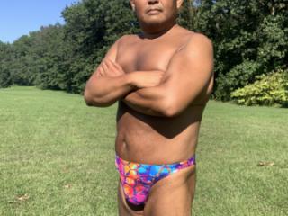 In my bikini in Bayonne Park 15 of 20