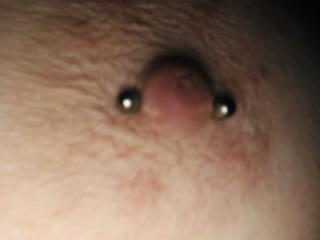 Pink pierced nipples 3 of 13