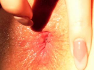 Playing with my little asshole 4 of 7