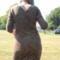 Lisa bottomless, sheer clothes in public